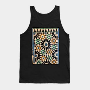 Spanish Alhambra Tilework Tank Top